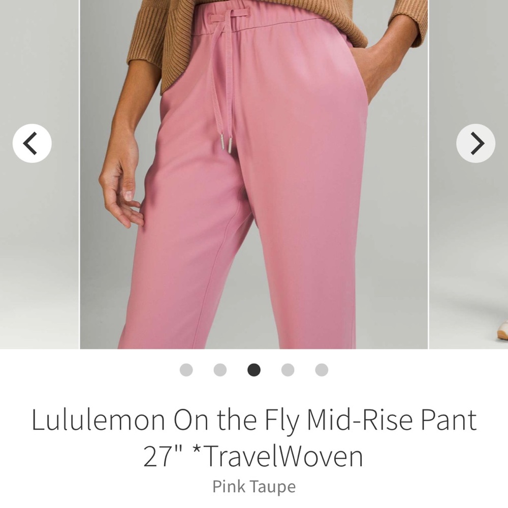 NWT Lululemon On the Fly Woven Pants size 8